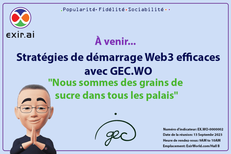 Stratégies de démarrage Web3 efficaces avec GEC.WO