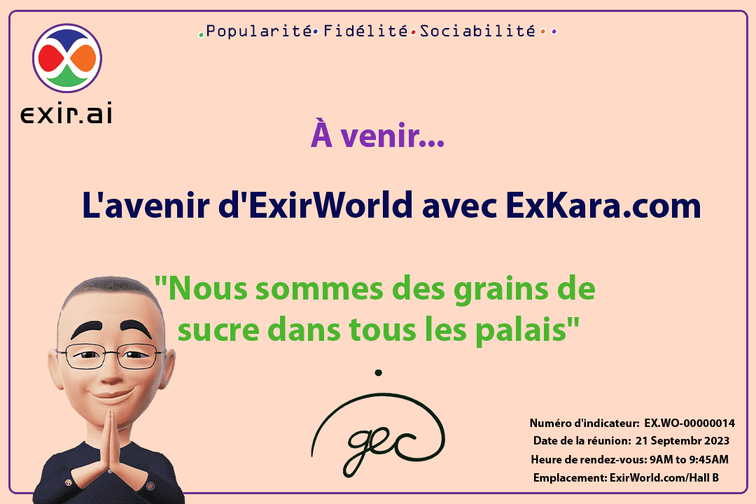 GEC.WO : l’avenir d’ExirWorld avec ExKara.com