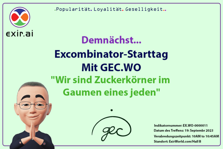 Excombinator-Starttag mit GEC.WO