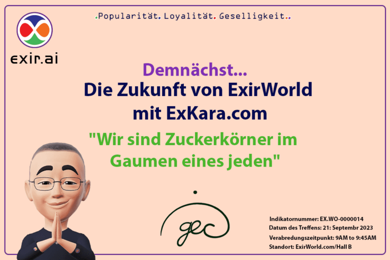 GEC.WO: ExirWorlds Zukunft mit ExKara.com