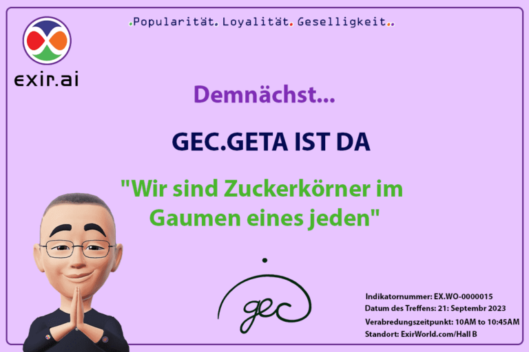 GEC.GETA IST DA