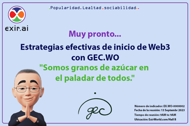 Estrategias efectivas de inicio de Web3 con GEC.WO