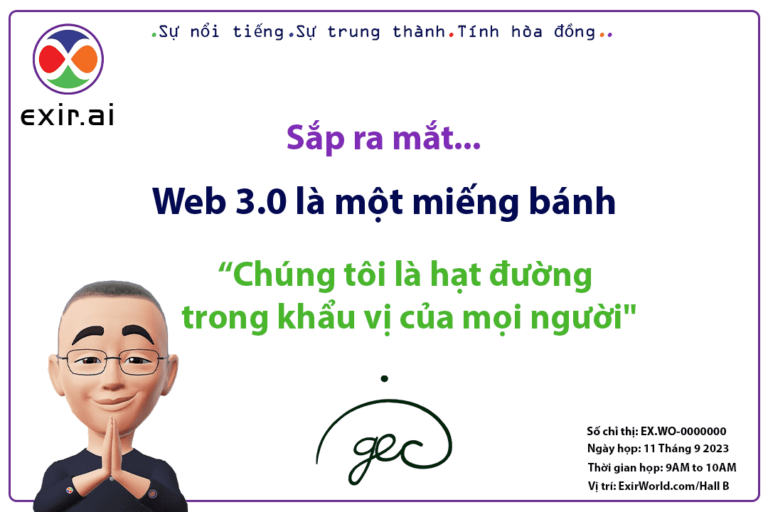 GEC.WO: Web3 giống như một miếng bánh vậy.