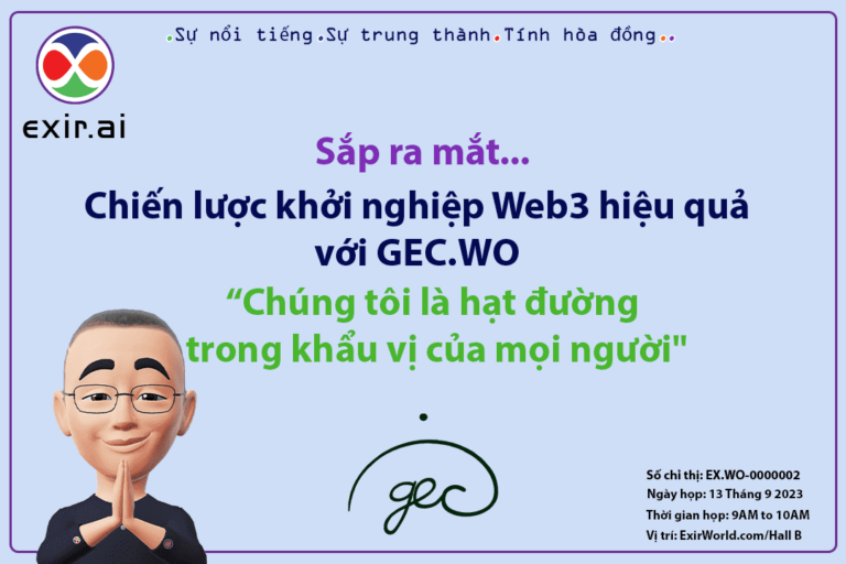 Chiến lược khởi nghiệp Web3 hiệu quả với GEC.WO