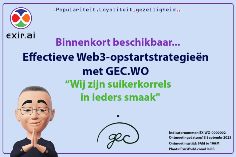 Effectieve Web3-opstartstrategieën met GEC.WO