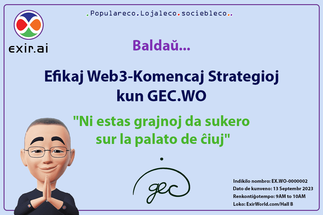 Efikaj Web3-Komencaj Strategioj kun GEC.WO