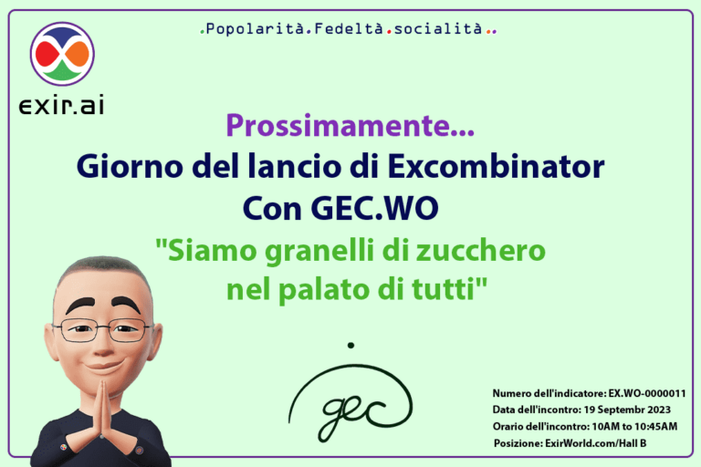 Giornata di lancio di Excombinator con GEC.WO