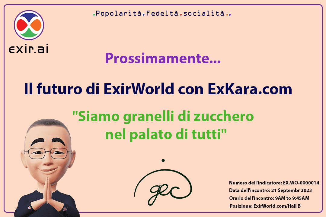 GEC.WO: Il futuro di ExirWorld con ExKara.com