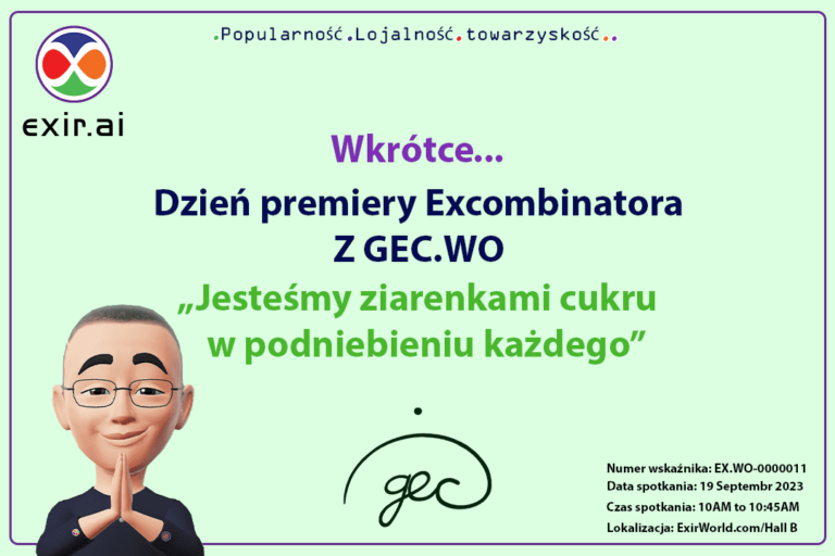 Dzień premiery Excombinatora z GEC.WO