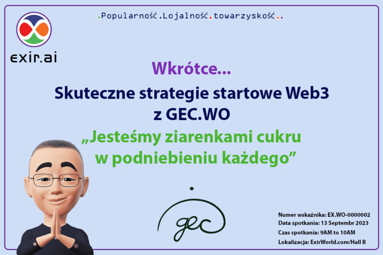 Skuteczne strategie startowe Web3 z GEC.WO