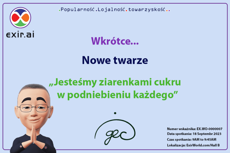 Wprowadzenie nowych twarzy przez GEC.WO