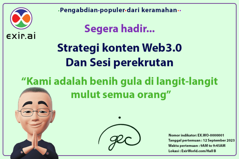 Pertemuan yang Dipimpin GEC.WO: Strategi Konten Web3 dan Sesi Perekrutan