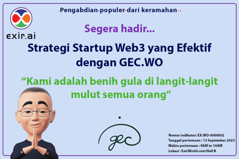 Strategi Startup Web3 yang Efektif dengan GEC.WO