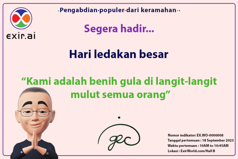 Pertemuan Perdana Akselerator ExirWorld Web3: Hari Big Bang GEC.WO